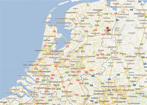 emmen netherlands map